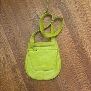 TravelSmith Vibrant Green Crossbody Bag